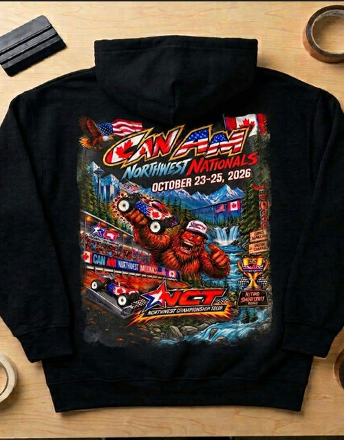 Black Can-Am hoodie back