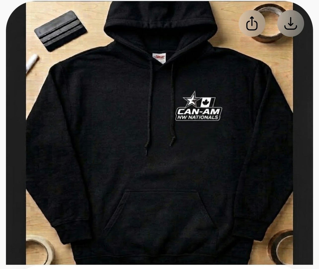 Black Can-Am hoodie front