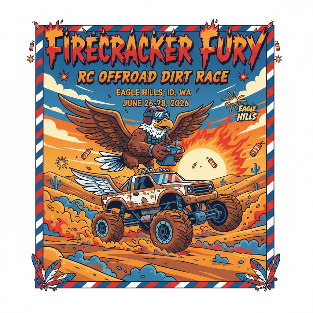 Race 3 - Eagle Hills RC - “Firecracker Fury” - JUNE 26-28