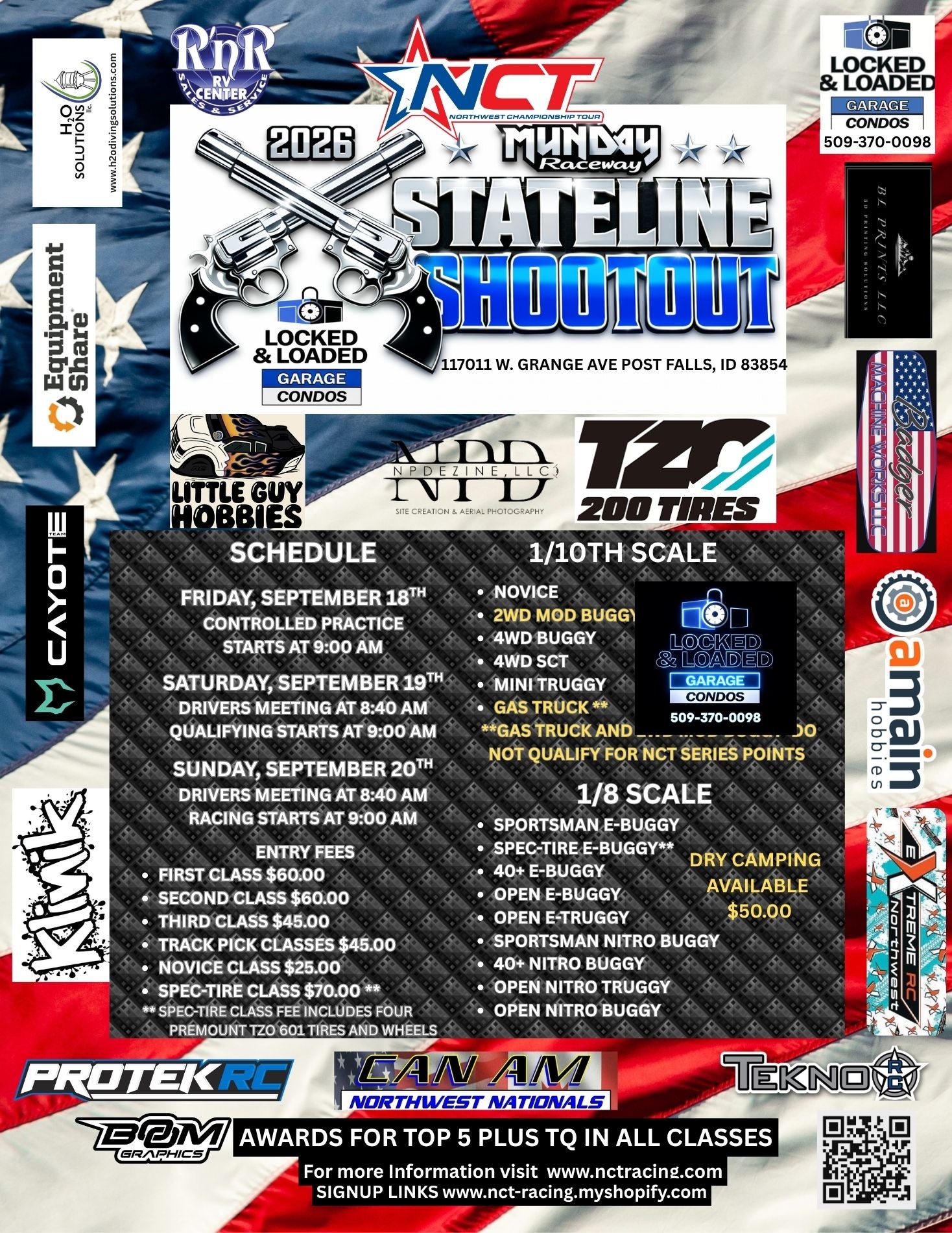 Race 6 - Munday’s RC - "Stateline Shootout” - SEPT 18-20