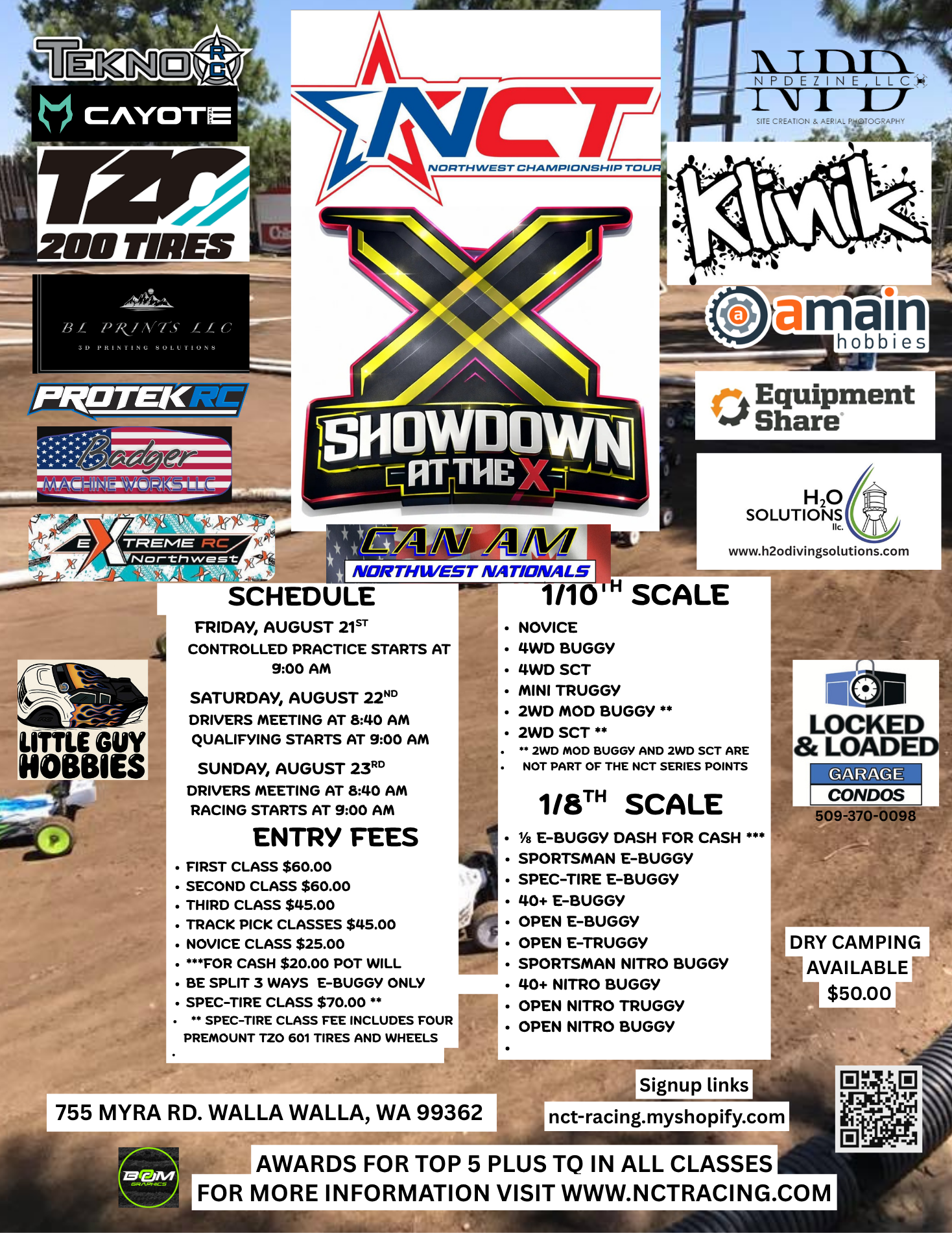 Race 5 - Walla Walla - “Showdown at the X” - AUGUST 21-23