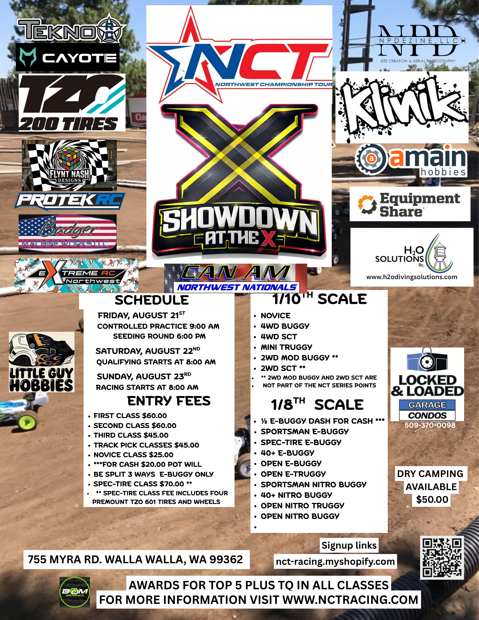 Race 5 - Walla Walla - “Showdown at the X” - AUGUST 21-23